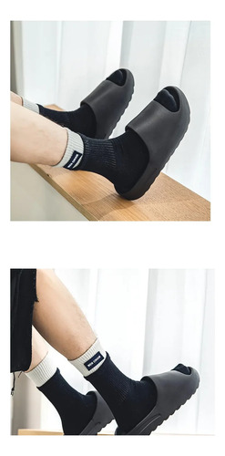 Zapatillas Casuales Para El Hogar Con Suela De Eva Para Homb