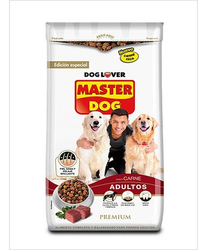 Alimento Para Perros  Master Dog Carne 9 Kg(1 Saco)super