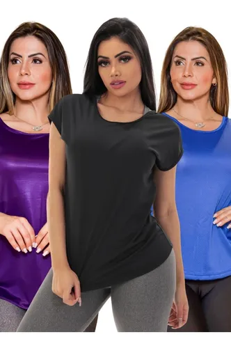 Blusa Feminina Academia Dry Fit com Capuz - Atacado 44 Goiânia.