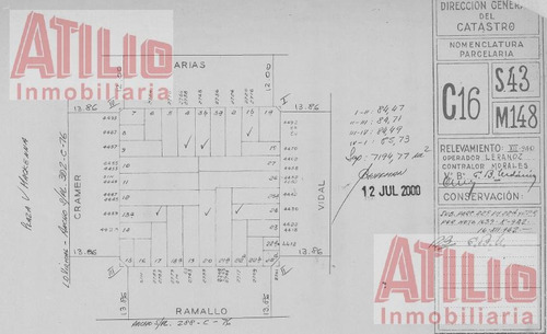 Imagen 5 de 10 de Terreno Venta Apto Pago Con M2 Saavedra Oportunidad Usam