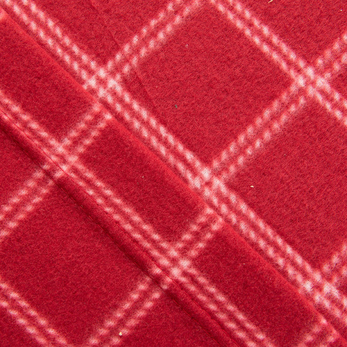 Juego De Sabana Polar Estampadas 1.5 Plazas Mashini Color Ladrillo Diseño De La Tela Estampado
