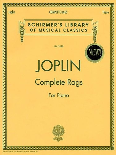 Book : Joplin - Complete Rags For Piano (schirmer's Libr...