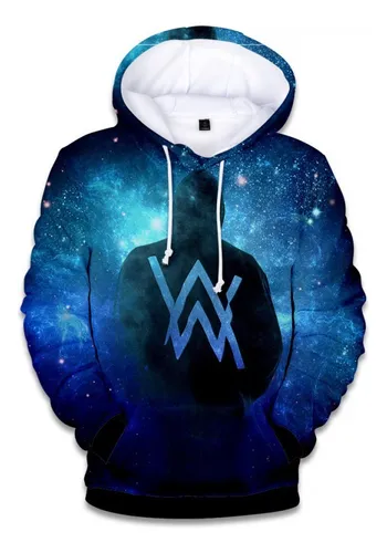 Sudadera Con Capucha Y Estampado De Moda Alan Walker L Cuotas