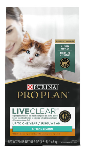 Pro Plan Liveclear Alimento Seco Para Gatos Con De Pollo Y A