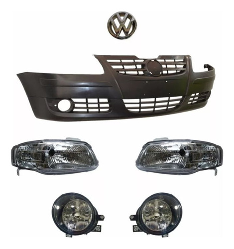 Kit Pointer 06-10 Fascia Faros Neblineros Y Emblema