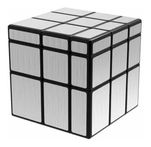 Cubo Rubik Qiyi Mirror 3x3 Speed Plateado Original