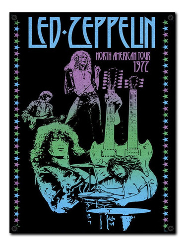 #1379 - Cuadro Vintage 30 X 40 - Led Zeppelin Poster Música