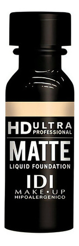 Base de maquillaje en loción IDI HD Ultra Base HD Ultra Matte Matte tono true beige - 20g