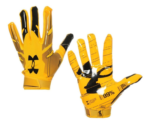 Guantes Under Armour Para Futbol Americano Amarillos