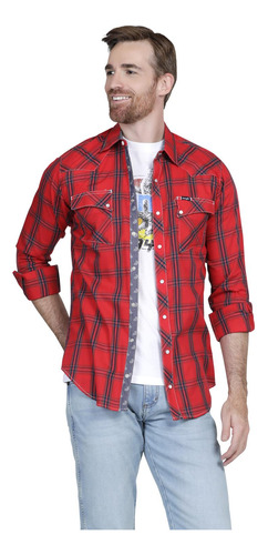 Camisa Vaquera Wrangler Hombre Retro A12