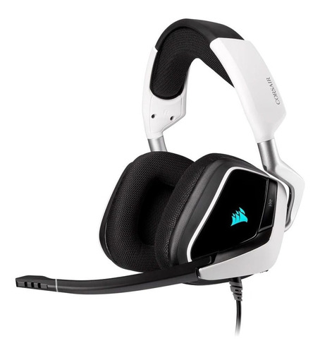 Fone de ouvido over-ear gamer Corsair VOID PRO RGB USB branco