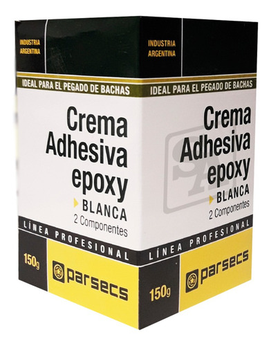 Crema Adhesiva Epoxi Blanca 150gr Parsecs Bachas *