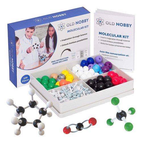 Kit Molecular De Química Orgánica Old Nobby 239 Piezas