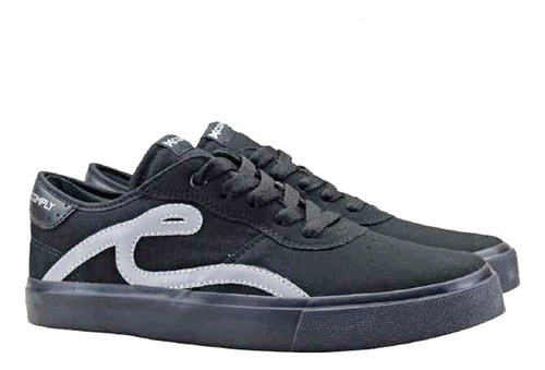 Tênis Comply Ollie Suede Preto Refletivo + Brinde