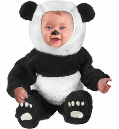 Disfraz De Oso Panda Talla 18-24 Meses Para Bebé,