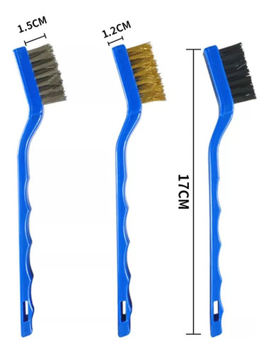 Cz Juego Minicepillos Limpieza Cables 3 Piezas, Par