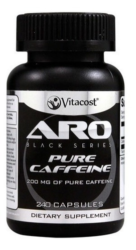 Cafeína Pura 200 Mg - 240 Capsulas  Vitacost - 100% Original