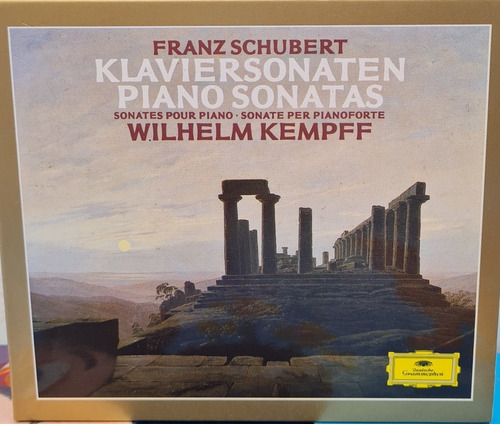 Franz Schubert Piano Sonatas Kempff Fat Box Doble 7 Cds