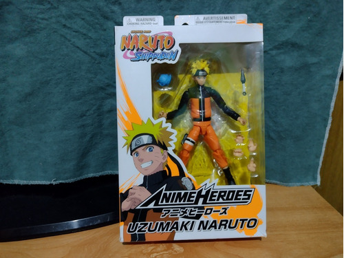 Muñeco Figura Acción Bandai Uzumaki Naruto Shippuden