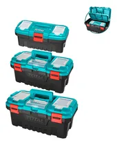 Comprar Caja De Herramientas De 3 Cuerpos 3 En 1 Total Tpbxk0031ss Color Turquesa