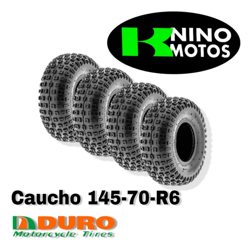 Caucho 145x70-6 Para Atv Y Corta Grama Marca Duro