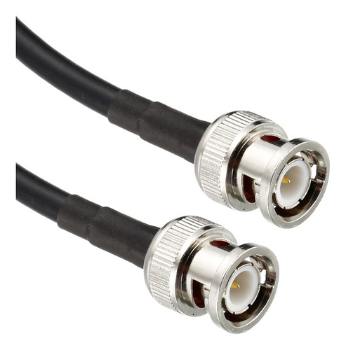 Cable Coaxial Rg58 Bnc Macho A Bnc Macho 50ohm 25pies 1pzs