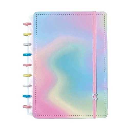 Caderno Inteligente Candy Splash Colorido 80 Fls - Médio