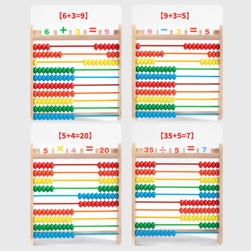 Conjunto De Dez Molduras De Ábaco De 24,2cm X 7cm X 26,5cm