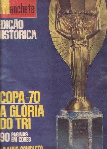 Manchete 1970.copa De 70,seleção.ediçaõ Historica.