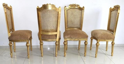 Conjunto De Cadeiras Estilo Classico Europeu
