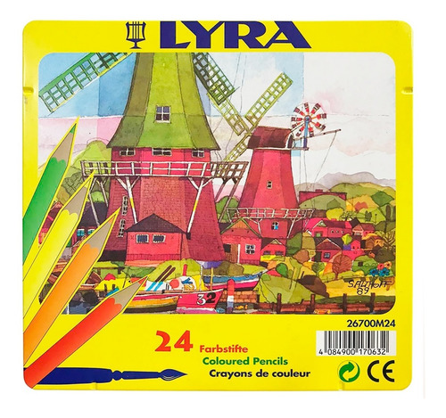 Lapices De Colores Acuarelable Lyra/ 24 Unidades