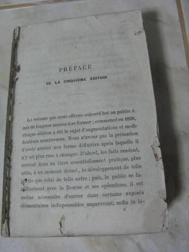 Mercurio Peruano: Libro Frances  Economia 1874 L2 Em3ix