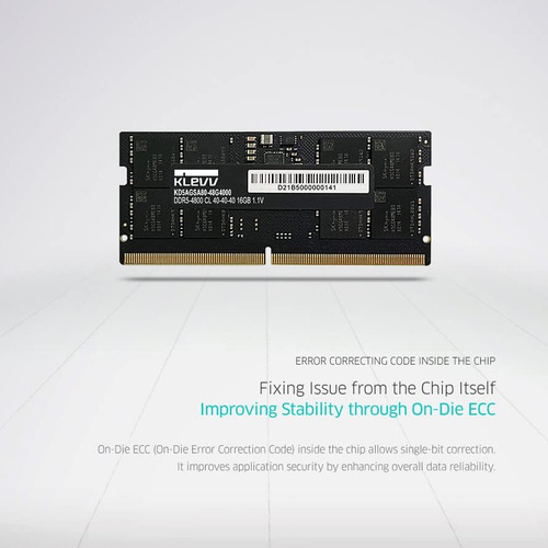 Klevv Ddr5 16 Gb (1 X 16 Gb) 5600 Mhz Cl46 A-die 1.1 V Sodim