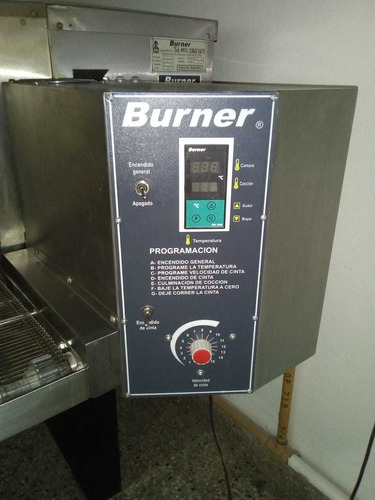 Horno A Cinta Burner. Con Campana Y Bandejas.