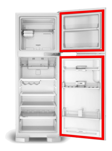 Borracha Geladeira Porta E Freezer Consul Crd38 116x58 58x39