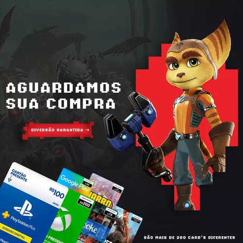 Comprar Cartão PSN 10 Reais Playstation Network Brasil