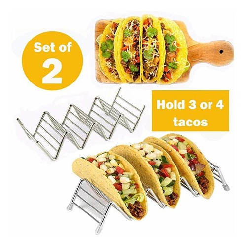 Taco Holder, Titular De Tacos, Taco De Acero Inoxidable Rack