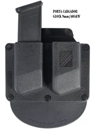 Portacargador Táctico Doble Glock 9 40 Houston Polímero