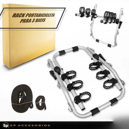 Imagen 4 de 8 de Rack Portabicicletas Hollywood B2 Para 2 Bicicletas