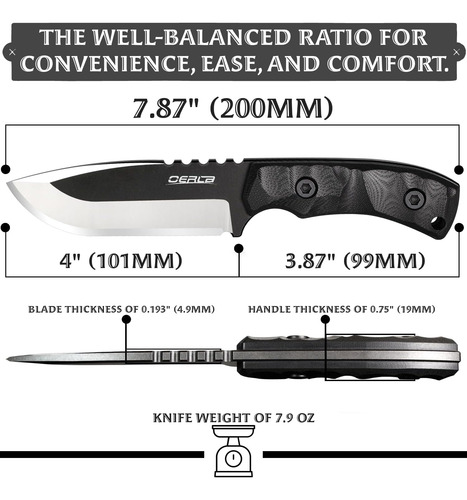 Cuchillo De Acero Inoxidable 420hc Para Uso Al Aire Libre Co