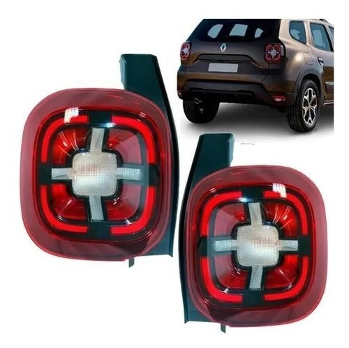 Lanterna Traseira Renault Duster 2021 2022 2023 Com Led Tyc