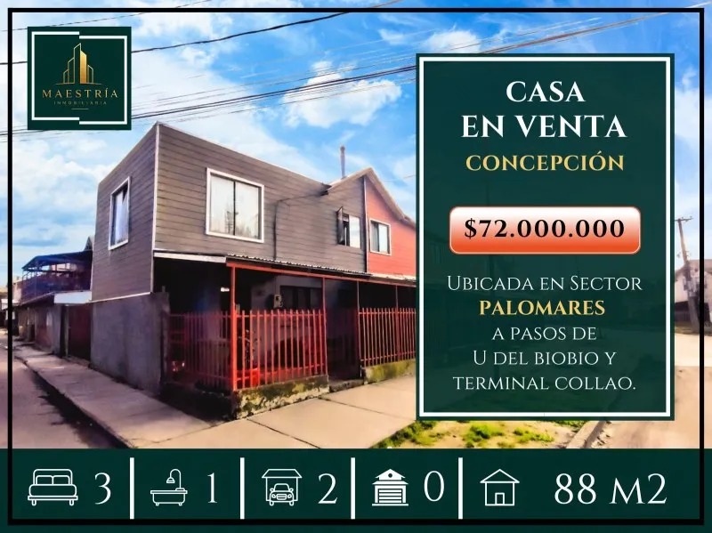 Imagen 1 de 12 de Casa En Venta Concepción