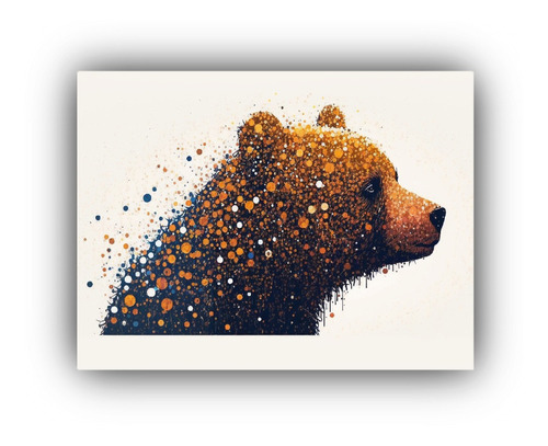 Arte De Pared Ilustraciones Teddy Bear Cutes 40x30cm