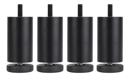 Patas De Sofá De Repuesto Para Sillón, Color Negro, 10 Cm