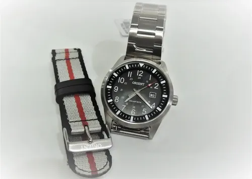 Relógio Orient Solar Tech Troca Pulseiras Mod Mbss1451 P2sx