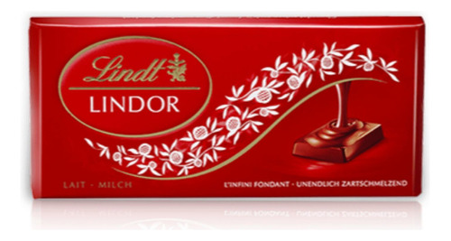 Chocolate Lindt Lindor Singles Milk 100g (3 Unidades)