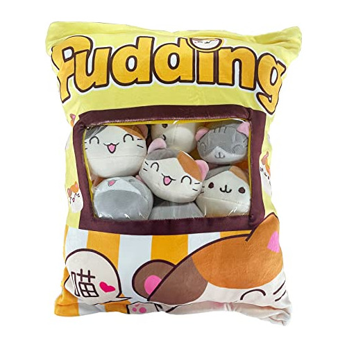 Lunk Kawaii Snack Bag Pillow Stuffed Plush Cute Pudding Deco