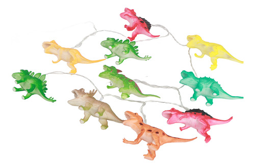 Guirnalda De Luces Led De 2 Metros Y 10 Cadenas De Dinosauri