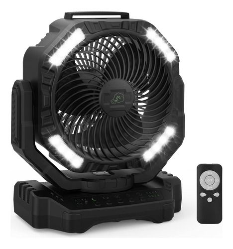 Ventilador De Camping Recargable 40000mah, Ventilador D...