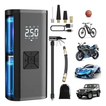 Comprar Rovtop Bomba De Aire Inalámbrica Portátil Inflador De Llantas Digital Automatico 150 Psi, Compresor De Aire E Inflador De Llantas Rapido Y Portatil, Con Batería De 6000mah Y Pantalla Led Luz